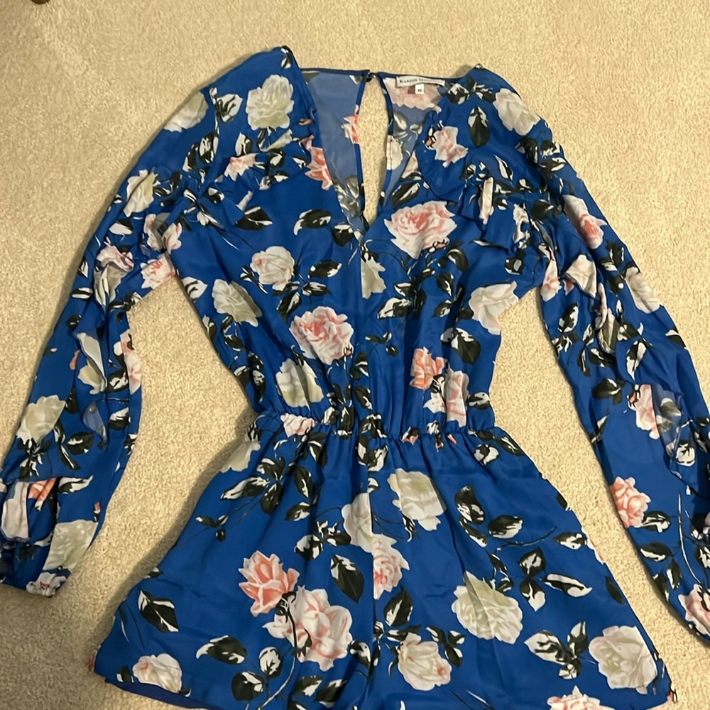 Katrina Grimaldi floral romper size XS
